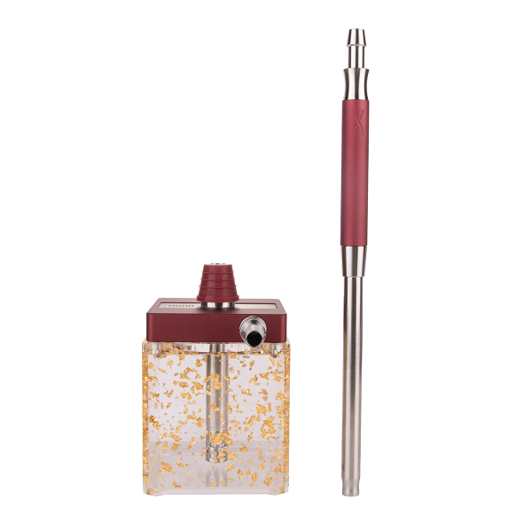 Кальян Hoob Subatom Wine Red X Ss | Cube Mini Gold в Ростове-на-Дону