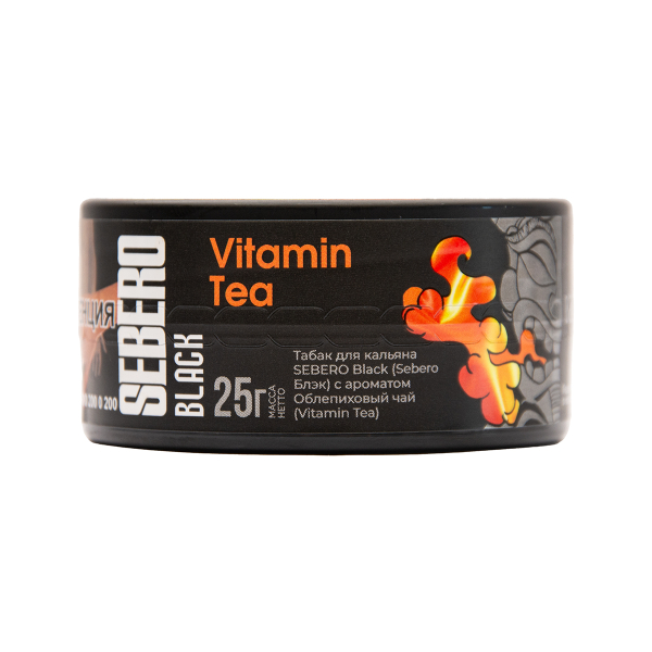 Табак Sebero Black Black Vitamin Tea 25 грамм в Ростове-на-Дону