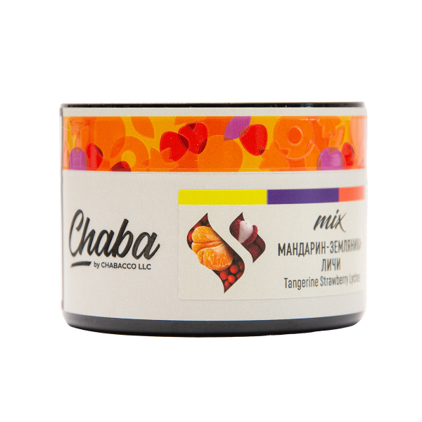 Безникотиновая смесь Chaba Mix Tangerine Strawberry Lychee Nicotine Free 40 грамм в Ростове-на-Дону