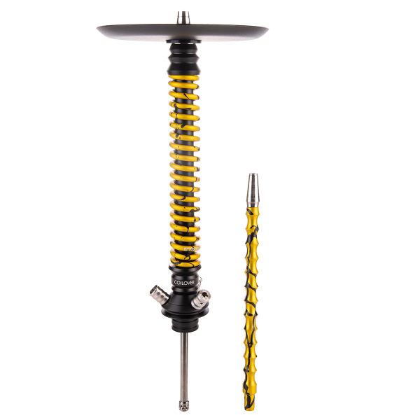 Кальян Mamay Customs Coilover Большой  Чёрный Золотой Сплеш в Ростове-на-Дону