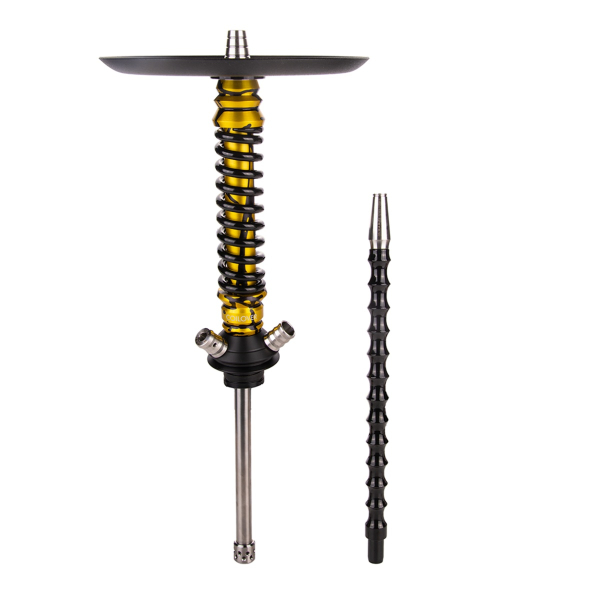 Кальян Mamay Customs Coilover Mini  Золотой Сплеш Чёрный в Ростове-на-Дону