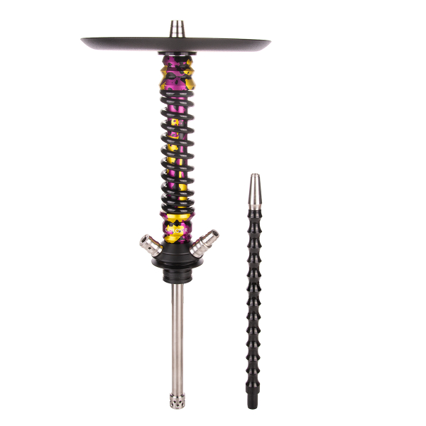 Кальян Mamay Customs Coilover Mini   Пурпурный/золотой Камуфляж Чёрный в Ростове-на-Дону