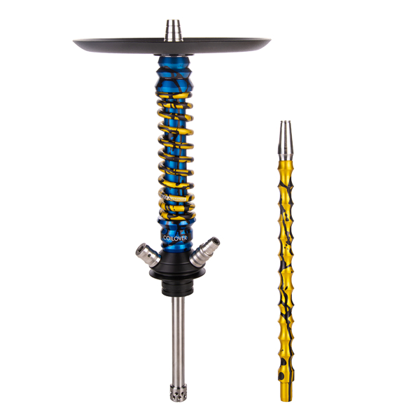 Кальян Mamay Customs Coilover Mini   Синий Сплеш Золотой Сплеш в Ростове-на-Дону