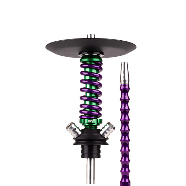 Кальян Mamay Customs Coilovers Micro Anod Green Фиолетовый Лак в Ростове-на-Дону
