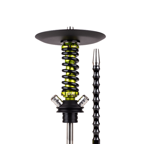 Кальян Mamay Customs Coilovers Micro Anod Oliva Splash Черный Глянец в Ростове-на-Дону