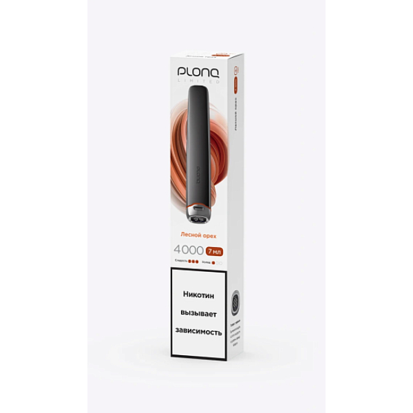 Электронка Plonq Plus Pro Black Лесной Орех 4000 затяжек в Ростове-на-Дону