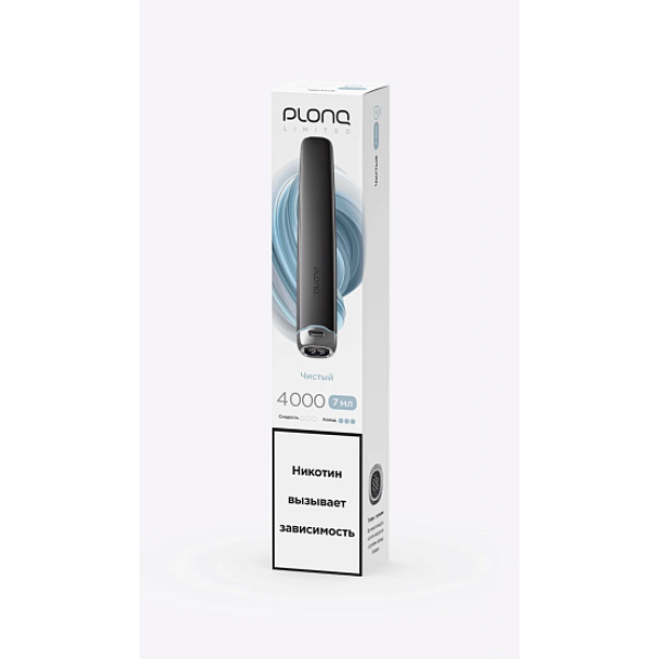 Электронка Plonq Plus Pro Black Чистый 4000 затяжек в Ростове-на-Дону