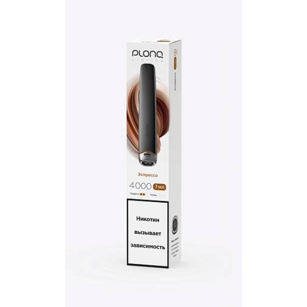Электронка Plonq Plus Pro Black Эспрессо 4000 затяжек в Ростове-на-Дону