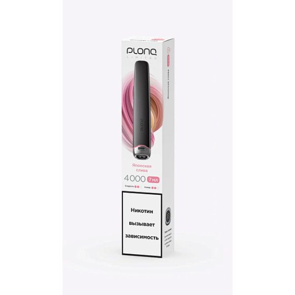 Электронка Plonq Plus Pro Black Японская Слива 4000 затяжек в Ростове-на-Дону
