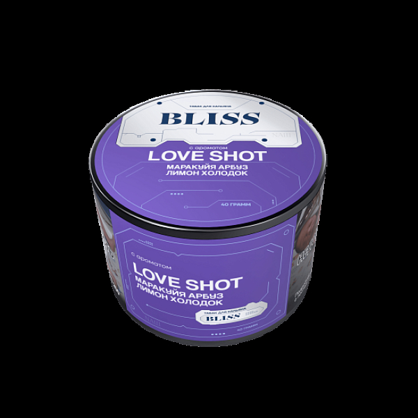 Табак Bliss Love Shot Маракуйя Арбуз Лимон Холодок 40 грамм в Ростове-на-Дону