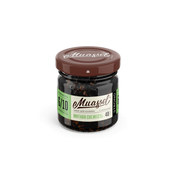 Табак Muassel Extra Strong Мятная Свежесть 40 грамм в Ростове-на-Дону